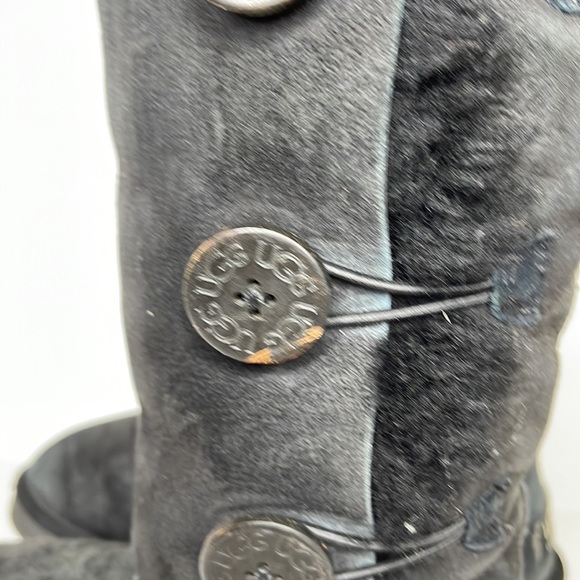 UGG Bailey Button Triplet II Boot Tall Sheepskin Shearling Lined Button Boots - Picture 7 of 13